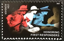 2018 Scott #5316 - Forever - HONORING FIRST RESPONDERS - Single Mint NH