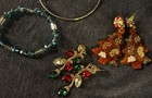 Fashion Jewelry Mixed Lot Multicolor Earrings, Bracelet & Hair Clip 10+ pcs — photo 4