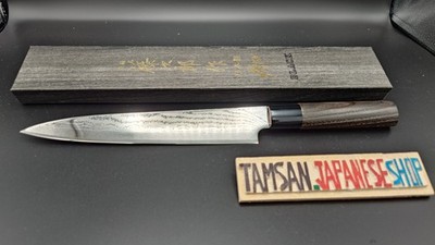 Tojiro Shippu Black 210mm Utility Knife VG10 Damascus Official Store Exclusive