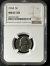 1964 5C FS Jefferson Nickel NGC MS65 5FS 5859255-004