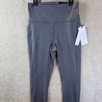 RBX Leggings Womens Medium Active High Waist Pocket Gray Athleisure Ankle Length