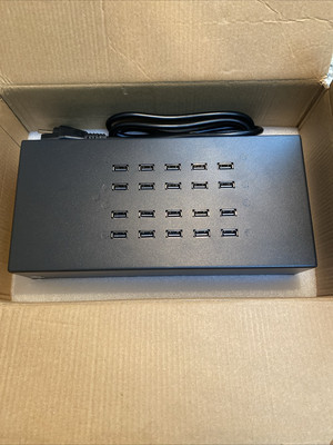 Charging Station for Multiple Devices 200W USB Charging Station 20 Port Phone