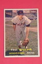 1957 Topps - Paul Foytack #77 (RC)