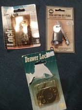 Misc Door/ Drawer Locks Lot of 3