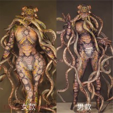 Halloween Terrible Monster Women Party Men Tentacle Jumpsuit Role Playi Unisex
