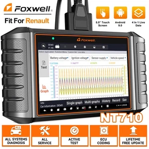 FOXWELL NT710 OBD2 Scanner bidirectionnel tout le système ECU Outil de diagnostic de codage