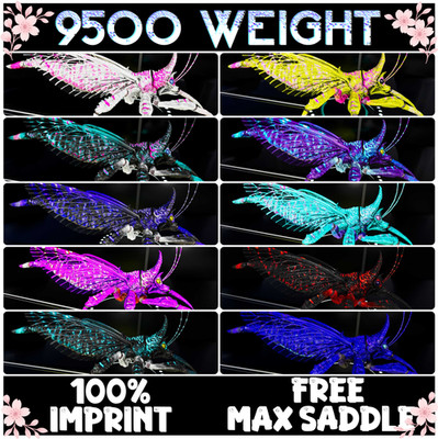 Rhyniognatha 9500 MAX WEIGHT ARK  Survival Ascended ASA PVE (Rhynio/Bug)