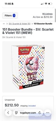 Pokemon Scarlet Violet 151 Booster Bundle 6-Pack, Factory-Sealed Box