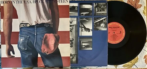 Bruce Springsteen Born In The USA 1984 Columbia QC38653 Vinyl LP Vintage Record