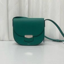 100%Auth Celine Trotteur Crossbody Bag Grainy...