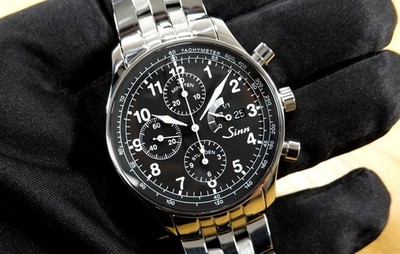 SINN 41,5 mm 956 Klassik Rallye-Chronograph 956.010 Automatik Gangreserve BOX