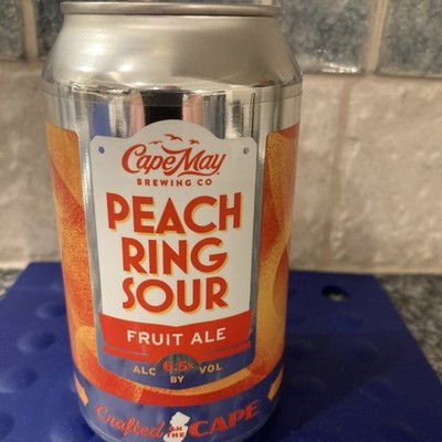 2025 Cape May Brewing Peach Ring Sour Fruit Ale Brewery Exclusive Beer Can