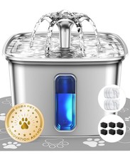 Innovation Award Winner Stainless Steel Cat Water Fountain, 108oz