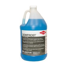 DOW FROST 9990623 Freeze Protectant, Blue, 1 gal, Bottle 810A05