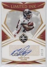 2021 Panini Limited Limited INK Spotlight Gold 5/15 Mike Davis #LI-MD Auto 0c2