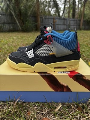 Nike Air Jordan 4 Retro x Union La Mid Off Noir Size 7 DC9533-001