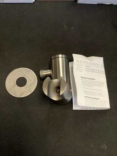 Signature Hardware Wall Mount Elbow Supply. Brushed Nickel. SHWES2050zBN A6 - Picture 2 of 6