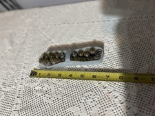 Vintage Japanes Kenzan Ikebana Daisy Chain Flower Frog Set - 19 plus holder