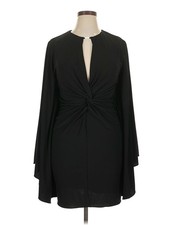 Halston Women Black Kimono 14