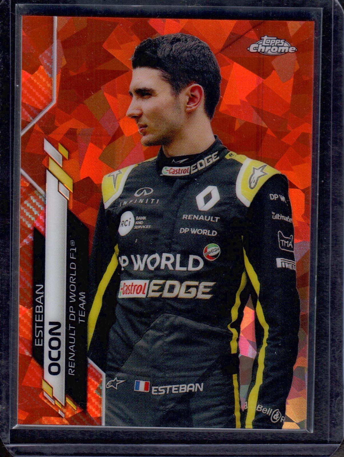 2020 Topps Chrome Formula 1 F1 Esteban Ocon #183 Orange /25