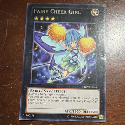 Konami Yu-Gi-Oh! TCG Fairy Cheer Girl LTGY-EN046 Xyz/Effect English 1900/1500