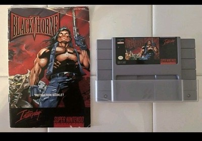 Blackthorne (Super Nintendo, 1994)  Authentic Tested With Manual & dust sleeve