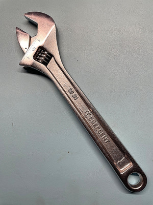 Crescent Chrome 10 Inch Adjustable Wrench 1-3/8'' Jaw Capacity