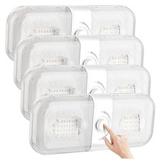 RV Lights Interior 1700LM 3 Crystal Finish/ Cold Warm Natural Light 4PCS