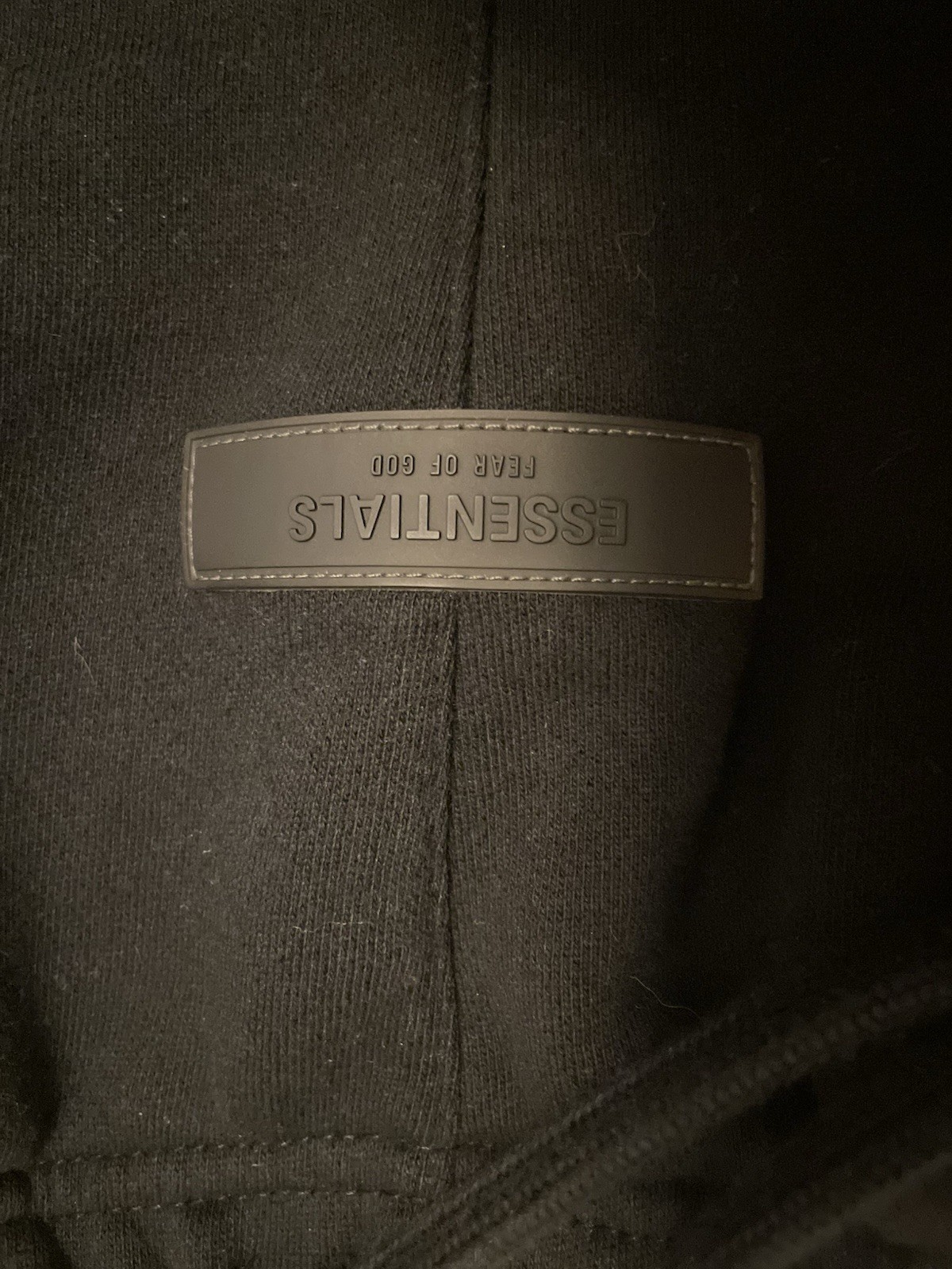 Black Essentials Sweatpants Size Small Unisex Dra… - image 4