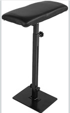 Height Adjustable Tattoo Armrest Leg Wrist Holder Stand w/ PU Leather Cover