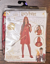 Harry Potter Gryffindor Quidditch Halloween Costume Adult XL Women  s 14-16 NWT