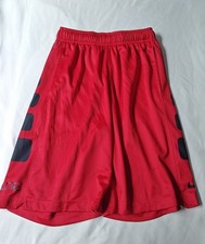 Nike Boy's Elite Dri-FIT Shorts Size Medium Red Elastic Waist