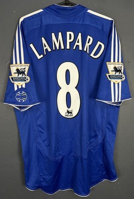 MEN'S FC CHELSEA 2006/2007 FRANK LAMPARD #8 SOCCER FOOTBALL SHIRT