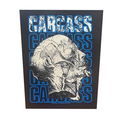 Large Carcass Necro Head Sew On Battle Jacket Patch - OFFICIAL
