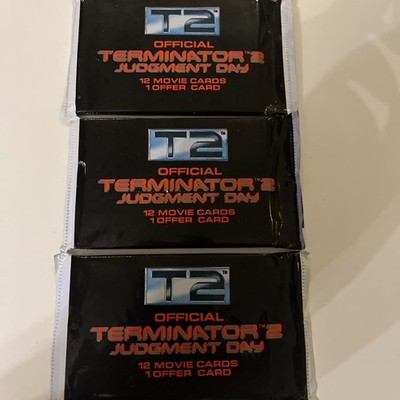 TERMINATOR 2 ''JUDGEMENT DAY'' MOVIE CARDS '' 3 Pakete neu versiegelt von 1991