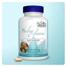15 Day Cleanse - Gut and Colon Support  Caffeine Free  Advanced Formula with S