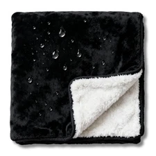 Waterproof Blanket for Bed Queen Size (80"x60") – Holiday-Ready Reversible Sh...