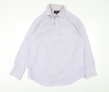 Marks and Spencer Men's Multicoloured Stripe Dress Shirt 16