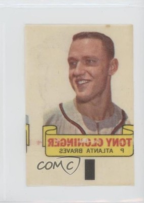 1966 Topps Rub-Offs Tony Cloninger 0nr3