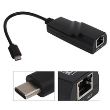 Type C To RJ45 Network Card Ethernet Adapter 1000Mbps Laptop Network Cable Conve