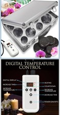 SereneLife Portable Hot Stone Massage System Digital Temperature / 12 Stones