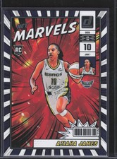 2025 Donruss WNBA #18 Aziaha James RC Net Marvels Press Proof - Wings