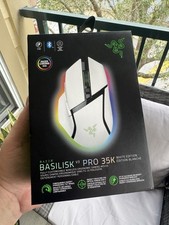 Razer Basilisk V3 Pro 35K Wireless Ergonomic RGB Gaming Mouse White