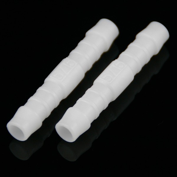 Benzinschlauchverbinder I- Form Gerade 8Mm Weiß Schlauchverbinder 2 StüCk-image