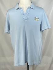 Lacoste 1/4 Button Regular Fit Logo Polo Shirt Blue Mens 2XL