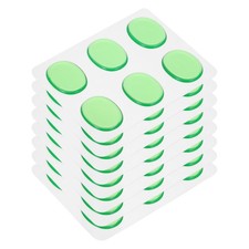 48 PCS Drum Dampeners Gel Pads Silicone Mute Silencers Moon Gels Green Tone