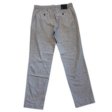 Pantalon Homme Banana Republic - Taille 35 X 30, Coupe Slim, En Lin Mélangé Stretch, Neuf Avec étiquette