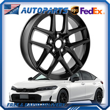 Gloss Black Alloy 18 X 8 Replacement Wheel Rim For 2022-2025 Honda Civic Gloss Black Alloy 18 X 8 Replacement Wheel Rim For 2022-2025 Honda Civic