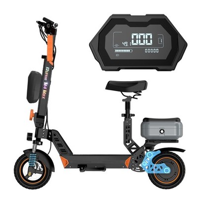 Ruitoo 1000W Electric Scooter with Seat Adult Folding E-Scooter