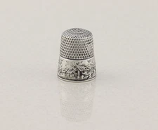 Sterling Silver Country Home Bridge Scene 9/16" Size 6